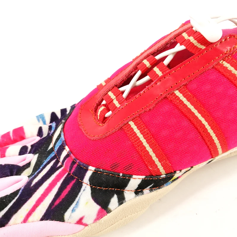 YISHENG Five 5 обувь с изображением пальцев женская уличная прогулочная обувь Нескользящая подошва дышащая и легкая