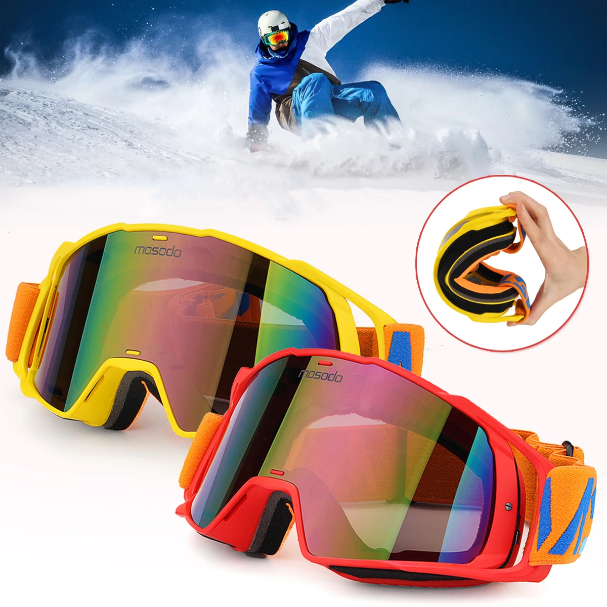 Outdoor Skiing Skating Goggles Skiing Eyewear Snowboarding Snowmobile