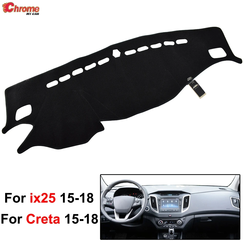 

For Hyundai Creta ix25 2015 2016 2017 2018 Dash Mat Dashboard Cover Dashmat Anti-dirty Pad Carpet Guard Shade Car Accessories