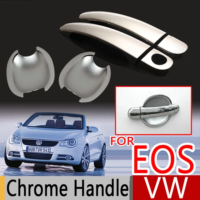 For VW EOS Chrome Door Handle Covers Trim Set of 2Pcs Volkswagen