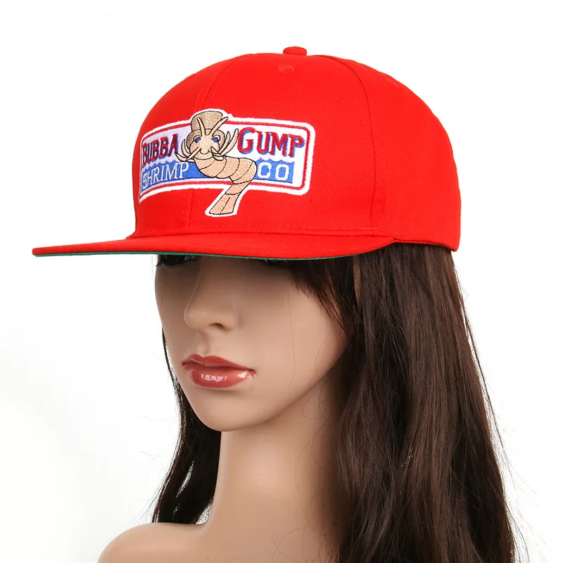 1 шт. 1994 Bubba Gump креветки CO. Snapback шляпа Форрест Гамп костюм косплей Бейсболка с вышивкой унисекс летняя кепка регулируемая