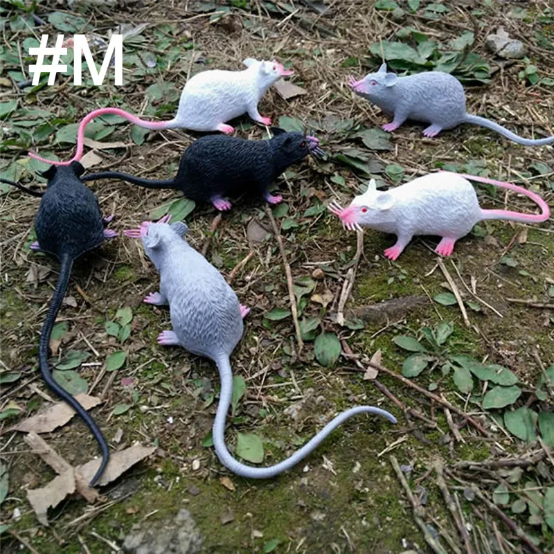 Пластиковые фигурки мышей крыс Детские трюки на Хэллоуин реквизит для шуточки