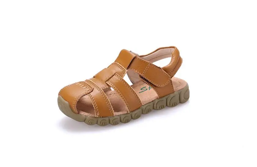 Children cow leather sandals-27