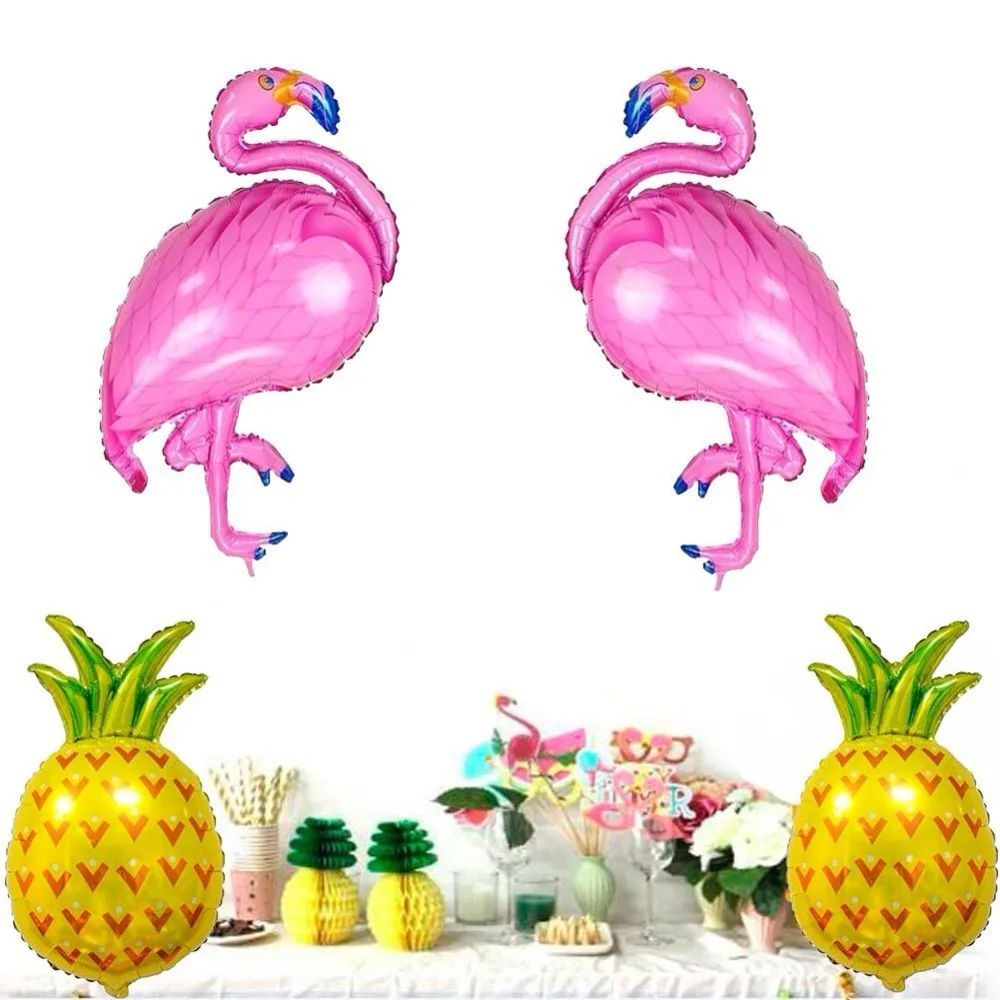 

4pcs/set large Flamingo Pineapple Foil Balloons Kids Party Toys Decoration