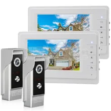 DIYSECUR 7 inch TFT Color LCD Display Video Door Phone Video Intercom Doorbell 700TVLine HD IR Night Vision Camera 2V2