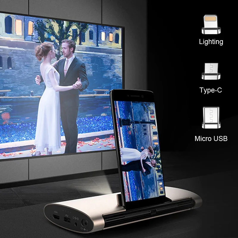 JMGO proyector inteligente M6. ¿Android 7,0 soporte 4 k 1080 P decodificar? Conjunto en WIFI Bluetooth HDMI USB láser pluma MINI proyector - 3