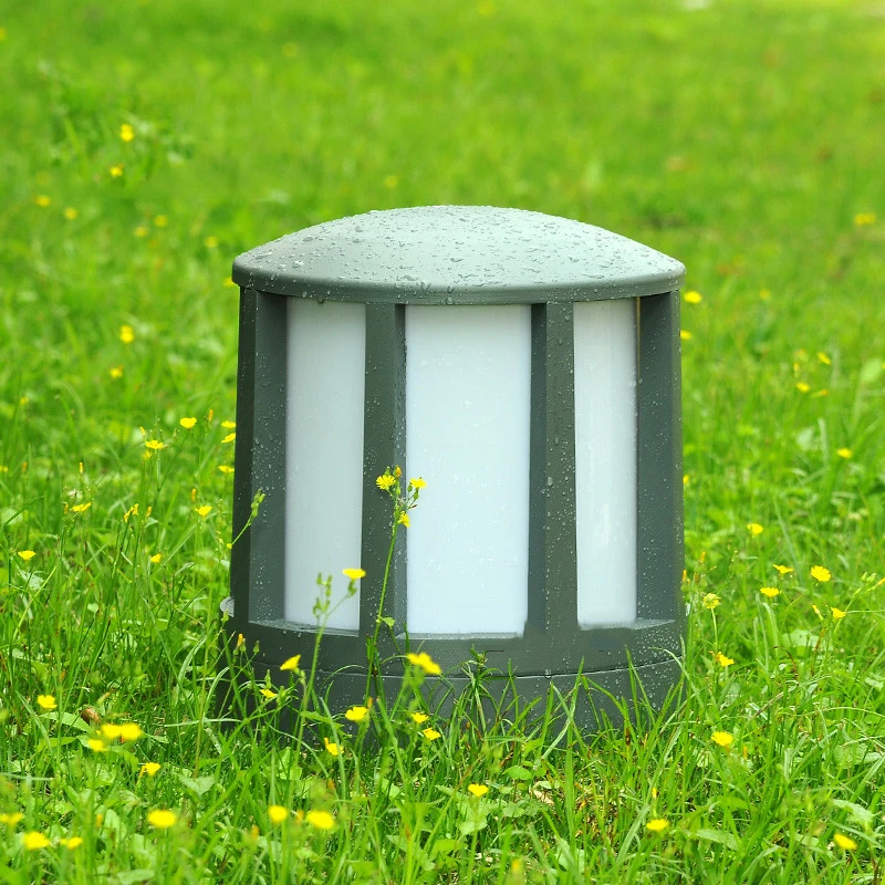 IP 65 Waterproof Garden Light Modern Aluminum Pillar Light Outdoor Courtyard Villa Landscape Fence Pole Lawn Bollards