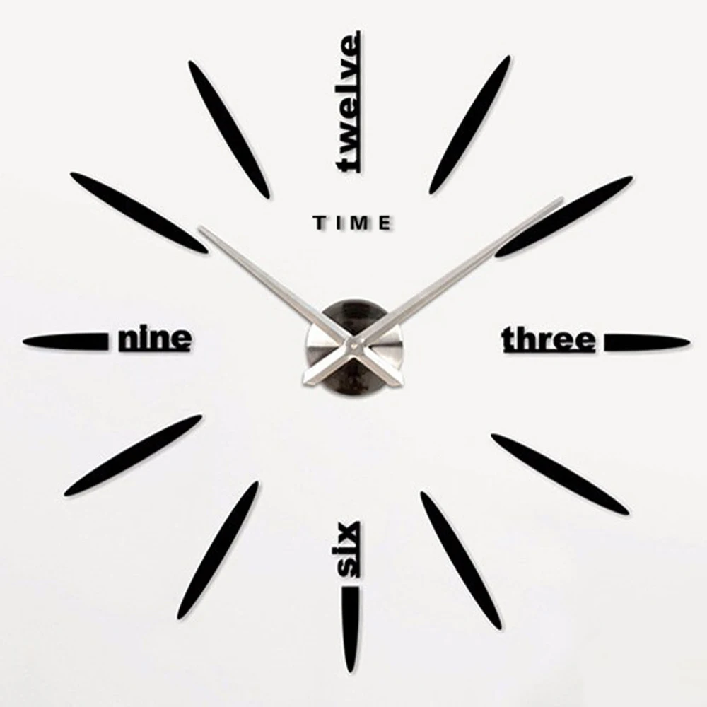 OUYUN EVA Акриловые Настенные Horologe большой художественный таймер игла