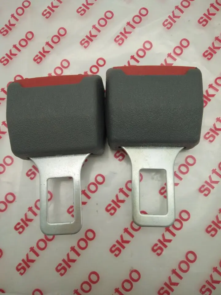 SKTOO 2pcs Car general seat belt fastener grayin Auto Fastener & Clip