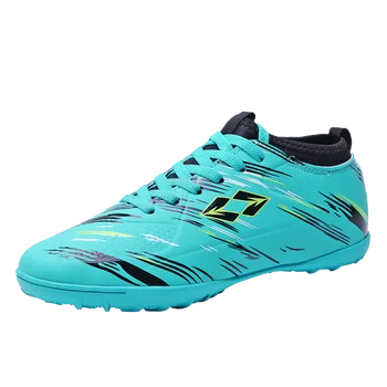 

Football Shoes Kids Soccer Shoes New Adults Men's Outdoor Soccer Cleats High Top TF Football Boots Training Sports Sneakers