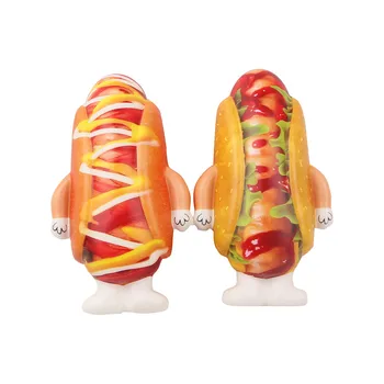 

Simulation skuishy Hot dog man Mini Adorable Hot Dog Doll Slow Rising Kids Stress Reliever Decompression Toy 6.27