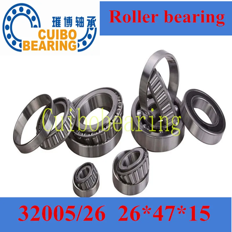 

Non-standard taper roller bearing 32005/26 Auto Wheel Tapered China Bearing size:26x47x15mm