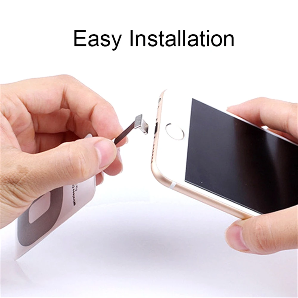 Универсальный беспроводной зарядный приемник патч для iPhone Micro USB A/B Type c