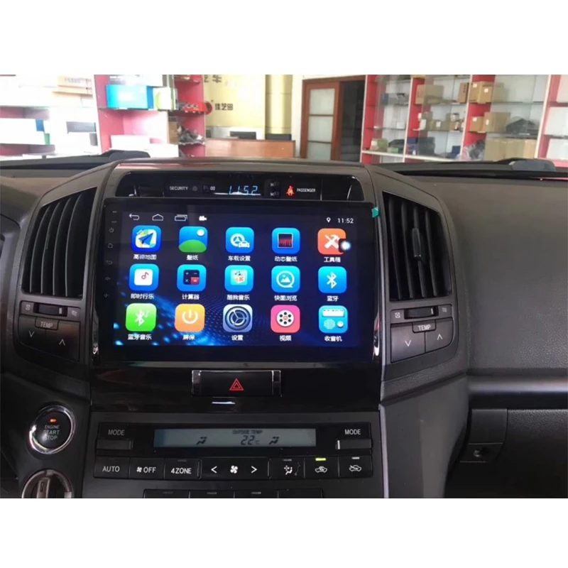 Автомобильный DVD плеер Lenvio IPS 2G RAM Android 7 1 с GPS навигацией для Toyota Land Cruiser 200 LC200 2008 2012
