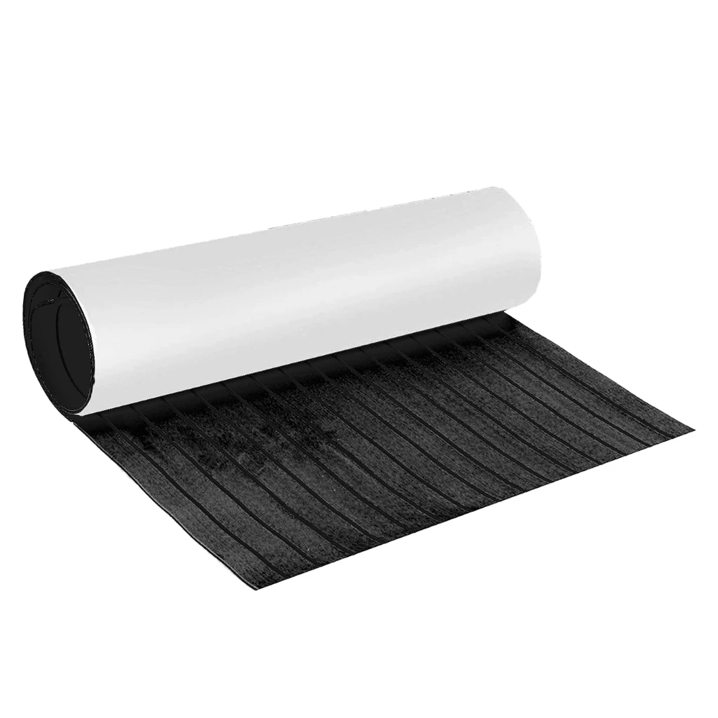 Self Adhesive 600x2400x6mm Teak Decking EVA Foam Marine Flooring Faux Boat Yacht Teak Decking Sheet Car Carpet Floor Mat