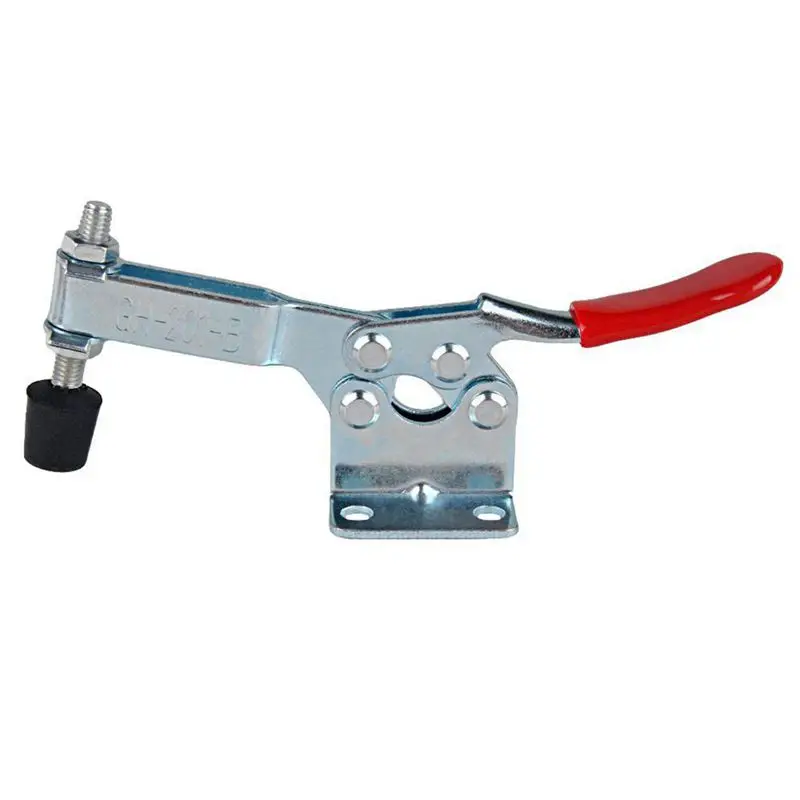 

4Pcs Hand Tool Toggle Clamp 201B Antislip Red Horizontal Clamp 201-B Quick Release Tool