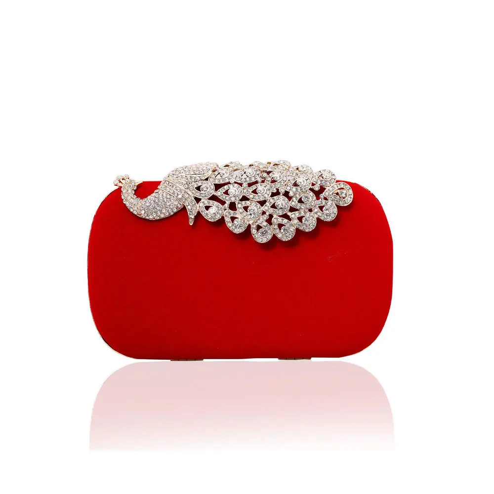 red clutch purse cheap