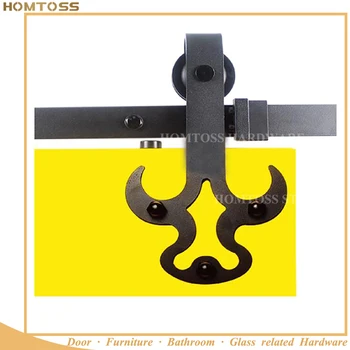 

HT-B005-M4 Normal size carbon steel sliding barn door hardware