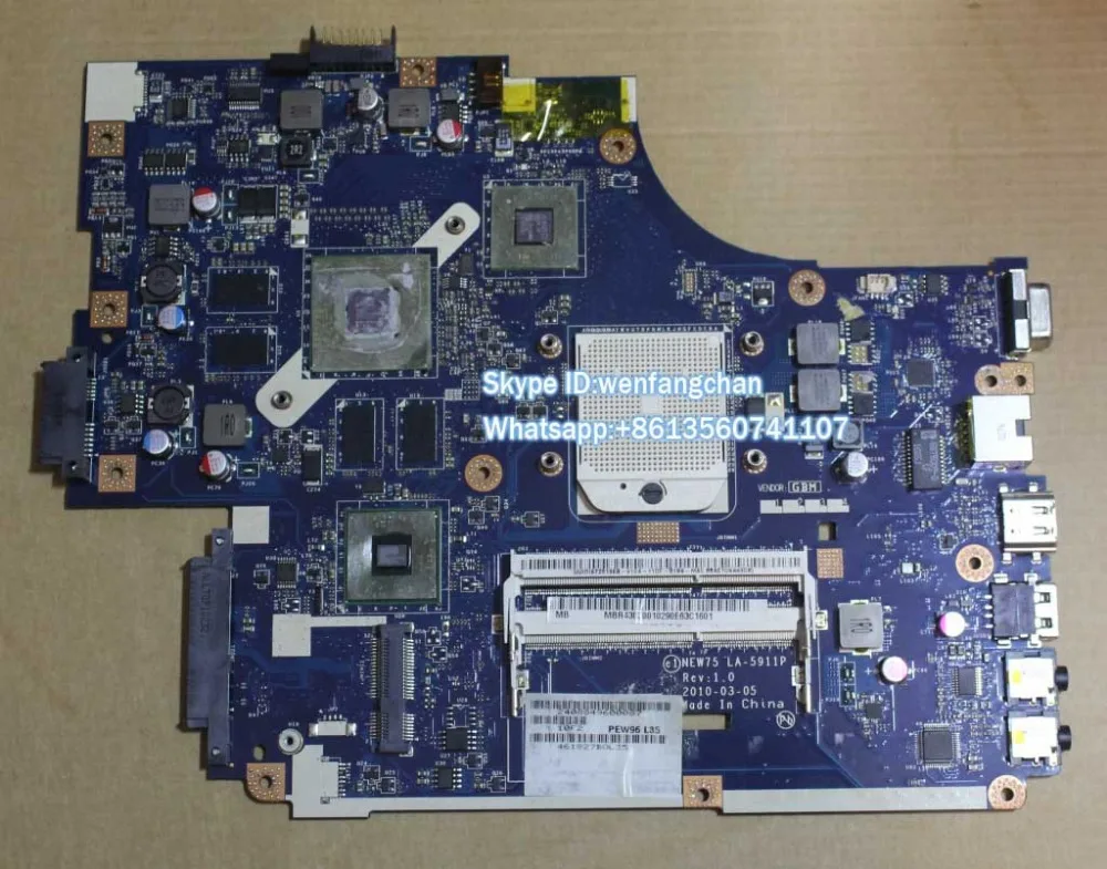 

Laptop  motherboard  for 5551G 5552G  NEW75 LA-5911P