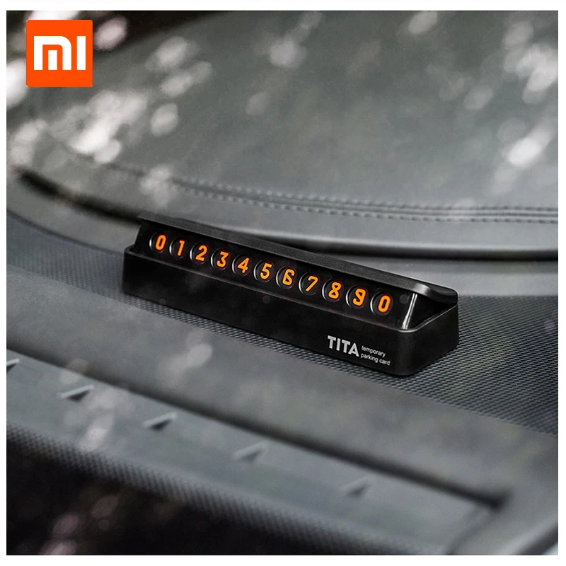 

xiaomi TITA Temporary stop sign Car Parking Card Number can hide Support multinational phone numbers for car move