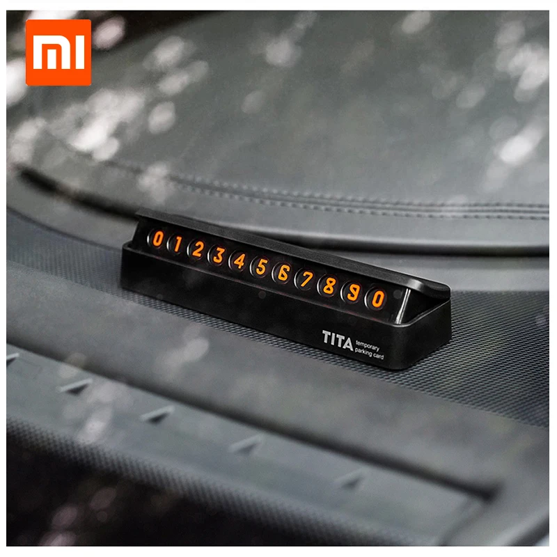 Xiaomi Tita Temporary Stop Sign Car Parking Card Number Can Hide