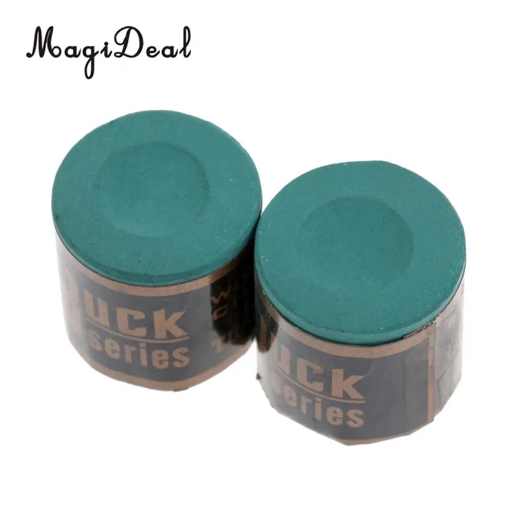 MagiDeal 6 Pieces Snooker Pool Cue Tip Table Billiard Chalk cube + 10pcs 3 Finger Billiards Glove