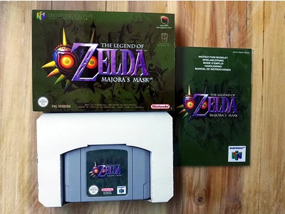 

64 Bit Games ** Majora's Mask ( PAL Version!! box+manual+cartridge!! )