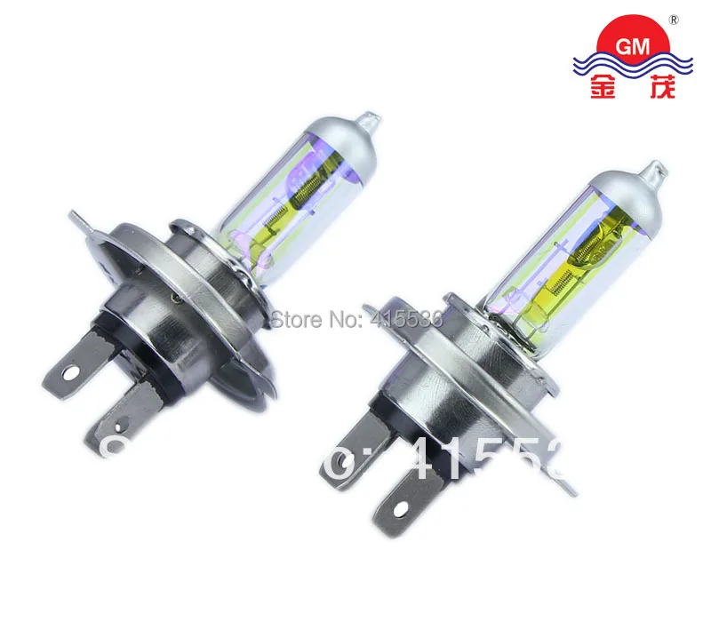 

H4 P43t 12V 100W 2700K Xenon Yellow Halogen Bulb Headlights Car Light Bulbs Auto Lamp Replace Upgrade Free Shipping 2Pcs