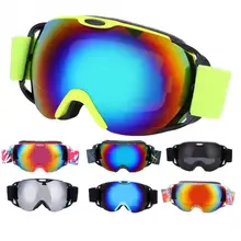Двойной Слои Анти-Туман Лыжные очки ветрозащитные очки Открытый Велоспорт сноуборде кататься на коньках Лыжный Спорт зимние спортивный аксессуар
