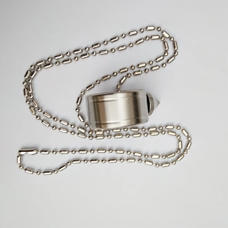 50pcs Self Defense Stainless Steel Finger Ring Bead Chain Outdoor Survival Protective Fashion Jewelry EDC Tactical Safety Weapon