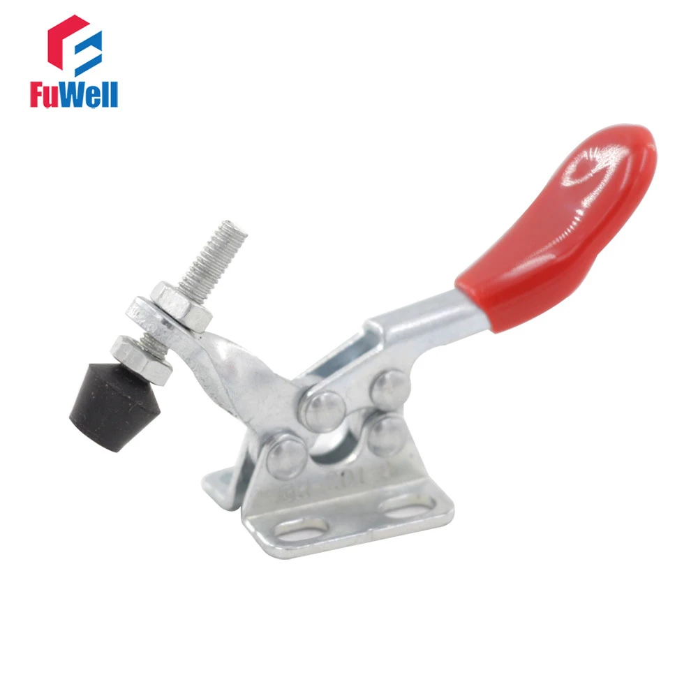 Ochoos 4pcs GH-201A Horizontal Quick-Release Toggle Clamps Set 27KG Hand Clip Tool Vertical Toggle Clamp Tools Ochoos 4pcs GH-201A Horizontal Quick-Release Toggle Clamps Set 27KG Hand Clip Tool Vertical Toggle Clamp Tools