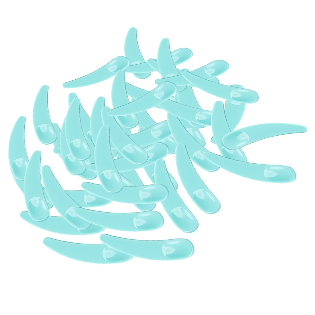 Perfeclan 100Pcs Plastic Mini Cosmetic Spatula Makeup Spoon Mask Scoop Stick DIY Tool for Smixing Sampling