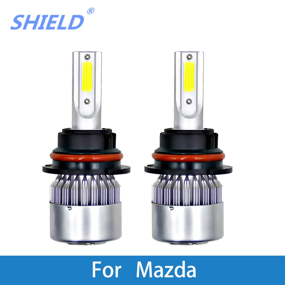 

2 Pcs Auto Headlamp 12V 6000K Super Bright Car Bulb For Mazda B2300/B2600/Bongo Friendee/CX-5/E1800I/E2000/E2200/Miata/MPV/MX-3