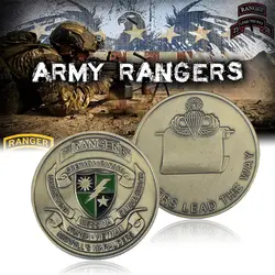WR диапазоны проложить путь армии США бронзовая покрытием памятная монета с Пластик Capsule Merrill мародеров металлических монет для подарки