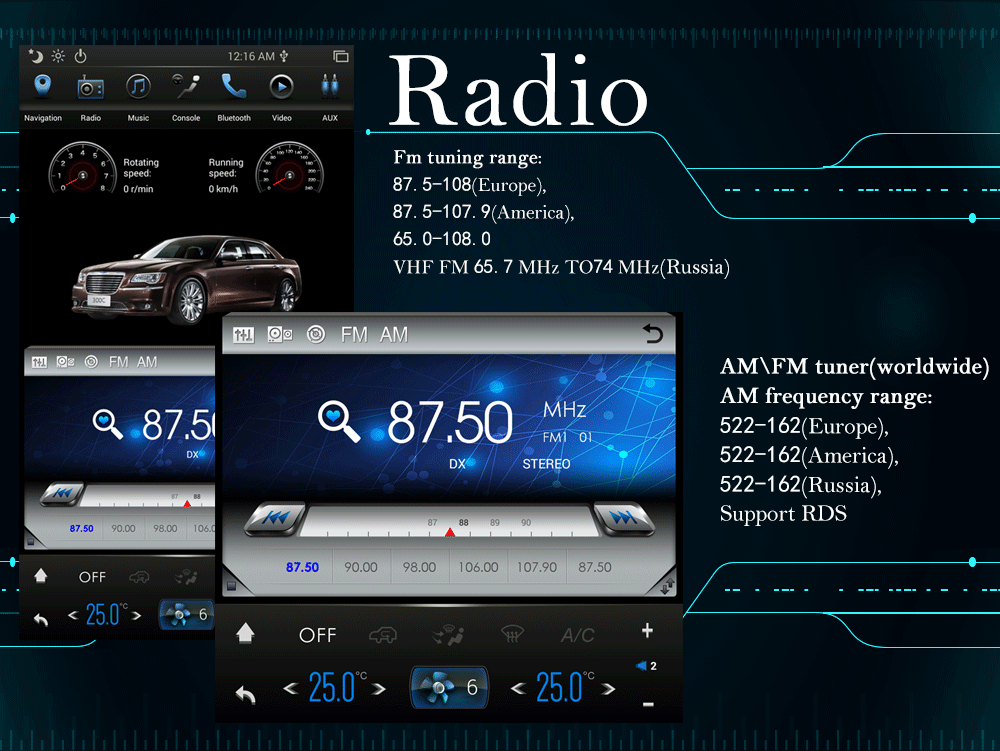 Krando Android 6,0 12," Тесла вертикальный экран для Chrysler 300C 2013- автомобильный Радио gps навигация Мультимедийная система wifi