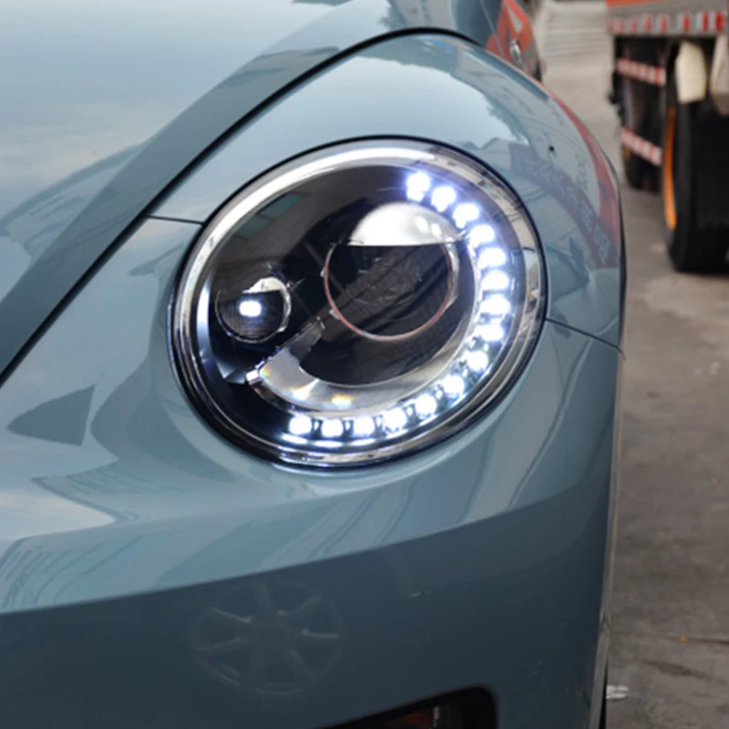Hlxg светодиодный фары сборки для Volkswagen Beetle 1998 2013 стайлинга автомобилей корпус