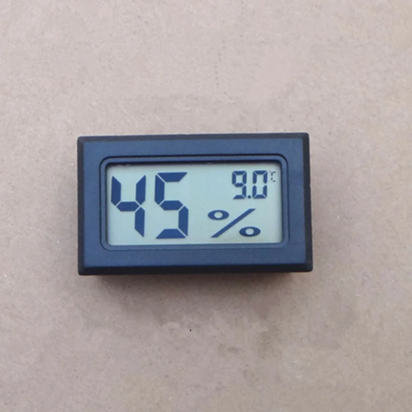 

2 In 1 Digital portable electronic moisture meter hygrometer thermometer Minus 40 degrees to 70 degrees aquarium tools