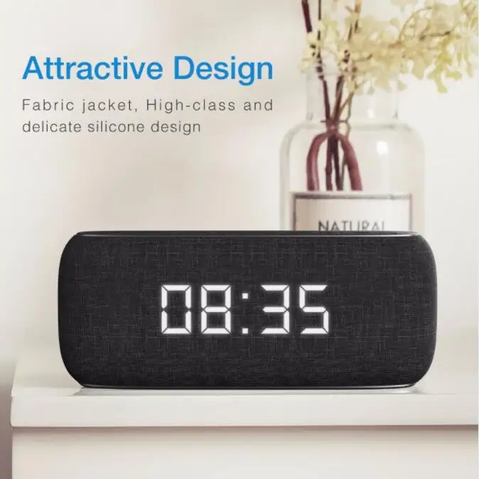 DDO HAVIT M29 Bluetooth динамик портативный домашний громкий с цифровым будильником 3D