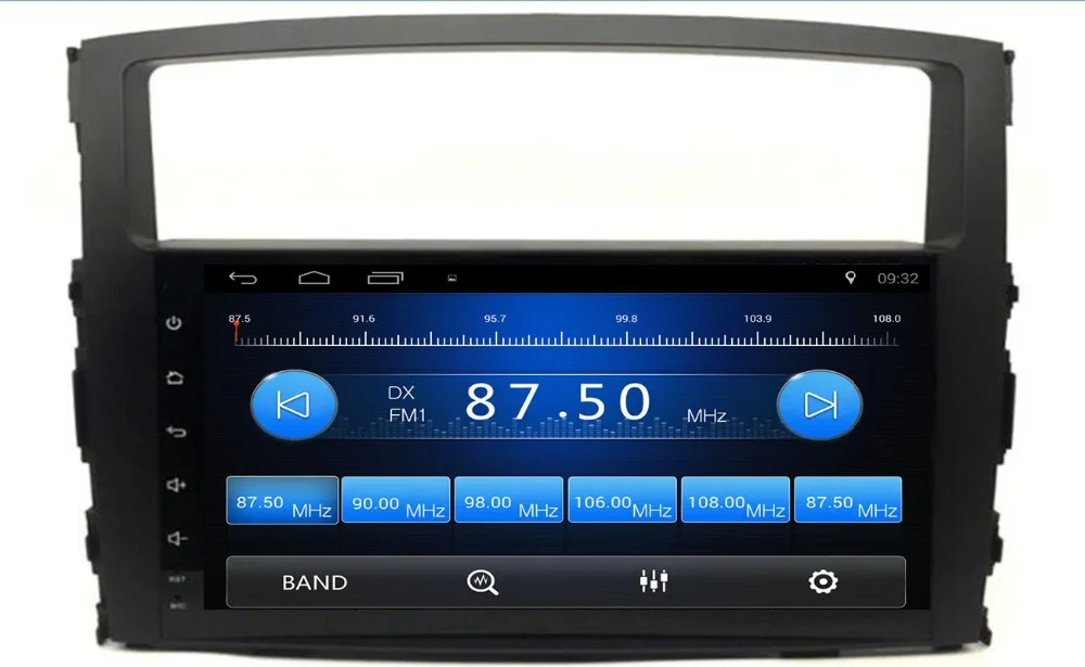 Excellent 9 inch Android 8.1 car dvd gps navigation For Mitsubishi Pajero 2006-2011 multimedia radio dvd system 3G 4G WIFI OBD DVR CAMERA 2