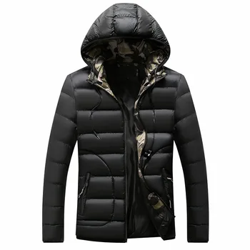 

2019 New Casual Waterproof Hooded Mens Winter Jackets And Coats