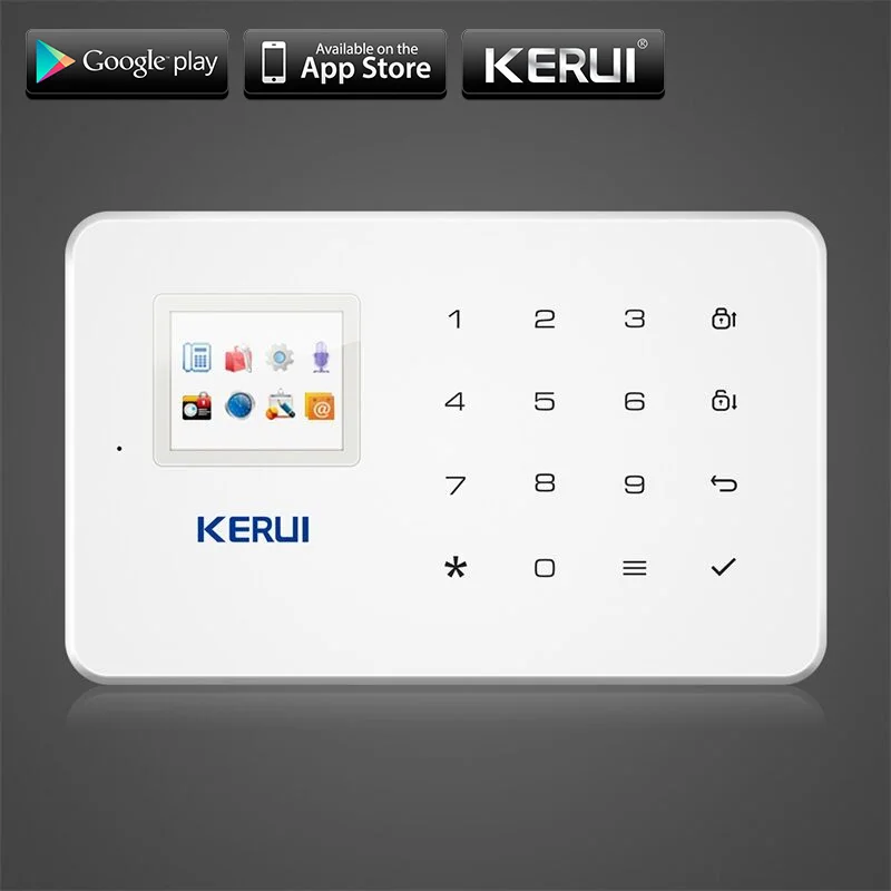 Kerui G18 Apps Control Home Security Alarm System 433MHz GSM Burglar Alarme Suit Motion Detector Alarmas De Seguridad Para Casa
