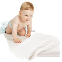 5 шт./упак. детские подгузники прочные дышащие моющиеся детские белые ткань подгузника