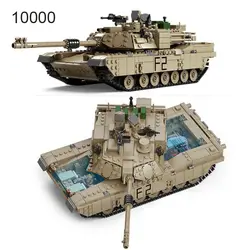 Technic enleten игрушки военный пистолет оружие ABRAMS Танк модель строительные блоки Совместимые Кирпичи Игрушки мировые войны детские игрушки