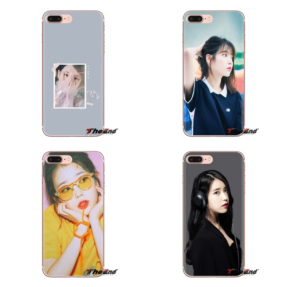 IU Lee Ji-eun Kpop Girl для iPod Touch Apple iPhone 4 4S 5 5S SE 5C 6 6S 7 8 X XR XS Plus MAX мягкие прозрачные чехлы |
