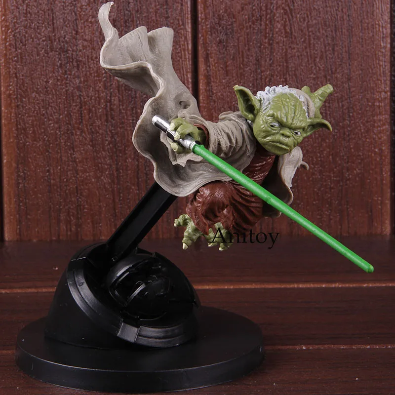 

Star Wars Yoda Figure Fighting Version PVC Master Star Wars Yoda Action Figure Collectible Model Toy