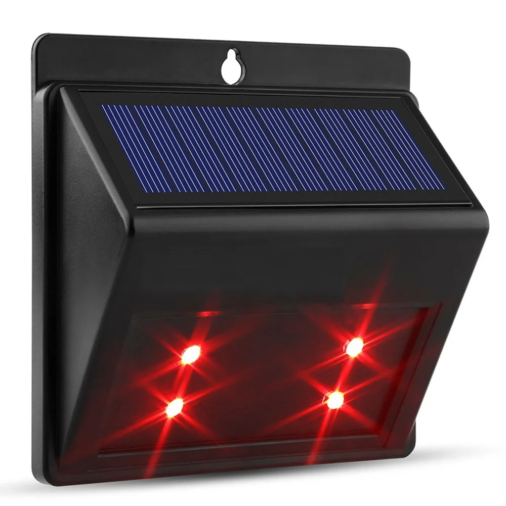4 LED Waterproof Solar Powered Wireless PIR Motion Sensor ... 4 LED Waterproof Solar Powered Wireless PIR Motion Sensor ...