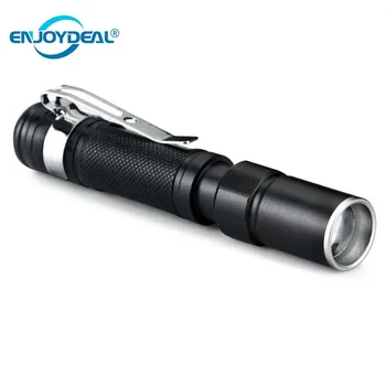 

AAA LED Flashlight Waterproof Q5 2000LM Pocket LED Flashlight Work Light Zoomable Torch Hiking Fishing Mini Penlight