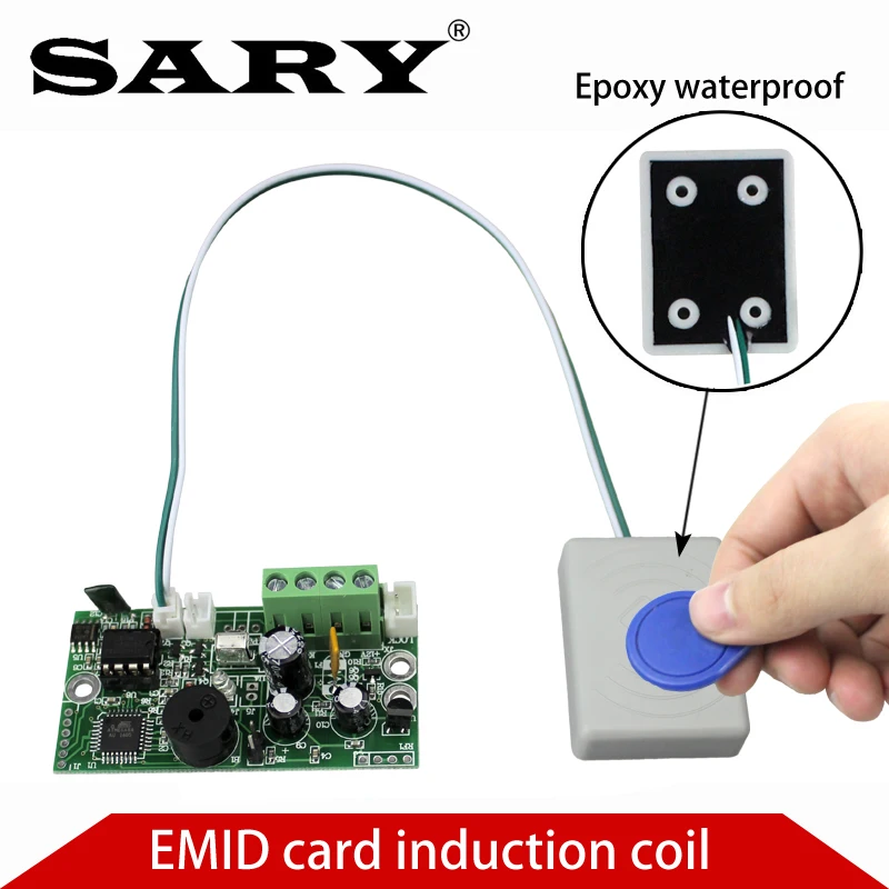 EMID плата управления доступом 125 кГц RFID Встроенная плата управления DC12V нормально Закрытая плата управления