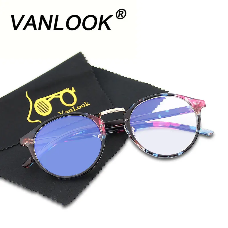 

Anti Blue Ray Computer Glasses Men Women Transparent Eyeglasses Fashion Spectacle Frame Round Oculos De Grau Female Clear Lens