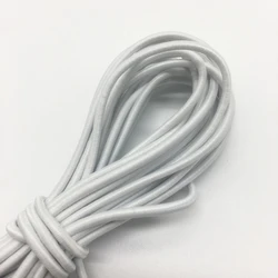 Vibrant High - Elastic Round Rubber Band (White)